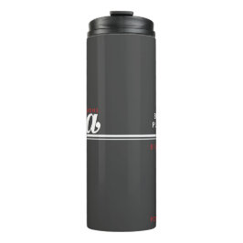JBHS VMA Black with White Logo Customizable Thermosbeker