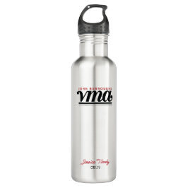 JBHS VMA gepersonaliseerde naam met aangepast koor Waterfles