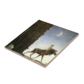 Jbleap the elk John Bauer Tegeltje (Zijkant)