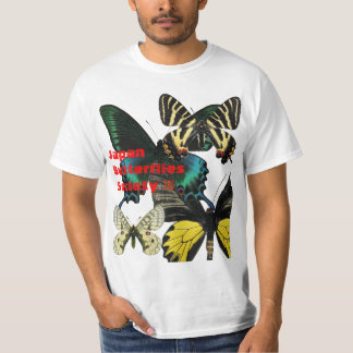JBS ミヤマカラスアゲハ キシタアゲハ ウスバキチョウ ギフチョウ T-SHIRT
