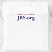 JBS.org Sticker (Tas)