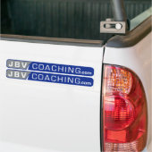 jbv coaching top tube logo ' s blauw bumpersticker (Op Truck)