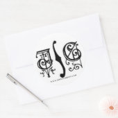 JC Gotische Logo Sticker (Envelop)