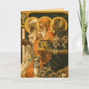 JC Leyendecker Drie Wijzen Kerstmis vintage Kaart