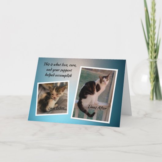 JCAPL Linus Hartelijk dank Bedankkaart (Voorkant)