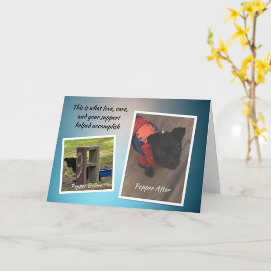 JCAPL Pepper - Hartelijk dank Kaart (Gele Bloem)