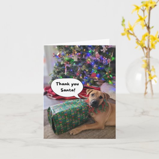 JCAPL Santa Dank u Kaart (Gele Bloem)