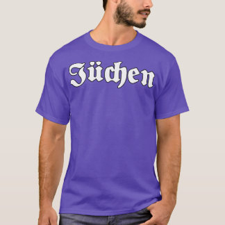 Jchen geschreven met gotisch lettertype t-shirt