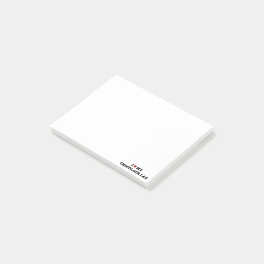 J'Coeur Mes notes post-it du laboratoire de chocol (Incliné)