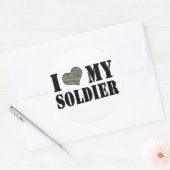 J'Coeur Mes Stickers Soldat (Enveloppe)