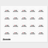 J'Coeur Mes Stickers Whippet (Feuille)