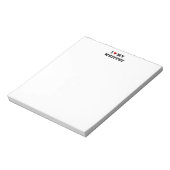 J'Coeur Mon Bloc-notes Whippet (Tourné)