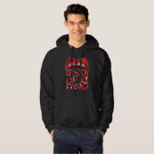 JD 4 Red Thunder Fresh Air Number 23 Red Thunder 4 Hoodie (Voorkant volledig)