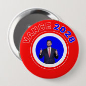 JD VANCE 2028 RONDE BUTTON 4,0 CM (Voorkant /achterkant)