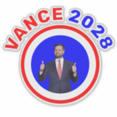 JD Vance 2028 Sticker (Voorkant)