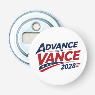 JD Vance Voor President 2028 Verkiezing Button Flesopener