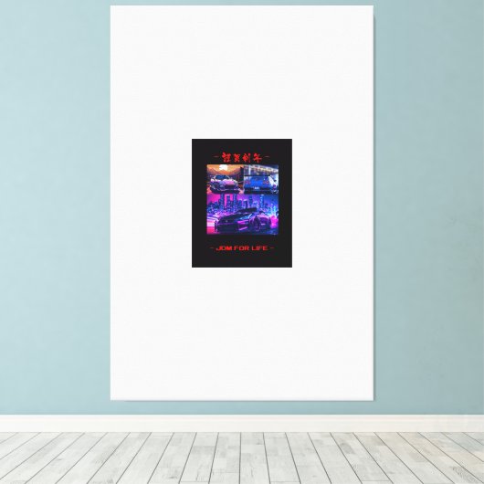 JDM Auto Collectie Canvas Muurkunst (Insitu (Houten vloer))