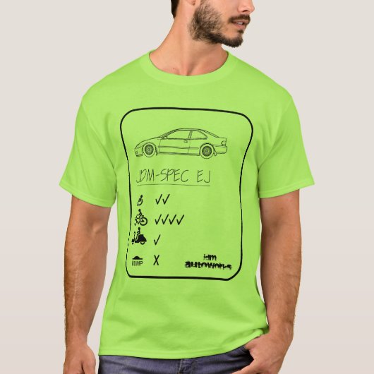 JDM EJ T-SHIRT (Voorkant)