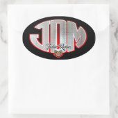 JDM Fuckus Ruckus Ovale Sticker (Tas)