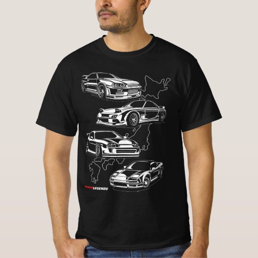"JDM Legends" T-shirt (Voorkant)