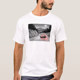 JDM Panda Manga Stijl Berg Driften T-shirt