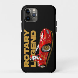 JDM RED ROTARY DRIFT LEGENDE iPhone 11 PRO HOESJE