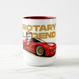 JDM RED ROTARY DRIFT LEGENDE MOK