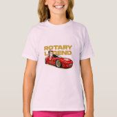 JDM RED ROTARY DRIFT LEGENDE T-SHIRT (Voorkant)