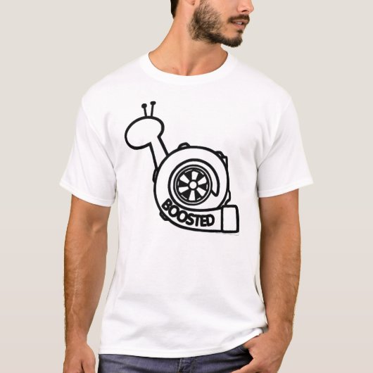 JDM Turbo Snail-Shirt T-shirt (Voorkant)