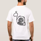 JDM Turbo Snail-Shirt T-shirt (Achterkant)