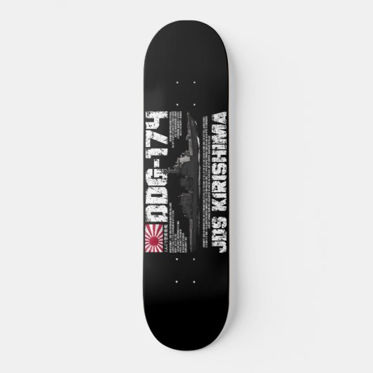 JDS Kirishima (DDG-174) Skateboard (Voorkant)