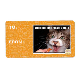 Je aanbieding is een Kat Etiket