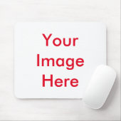 Je aangepaste Afbeelding Square Muismat (Met muis)