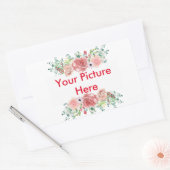 Je aangepaste Afbeelding Square Sticker (Envelop)