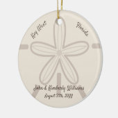 Je aangepaste band-band-dollar keramisch ornament (Links)