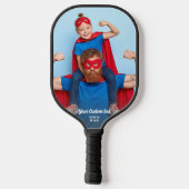 Je aangepaste foto en tekst op maat pickleball paddle (Achterkant)