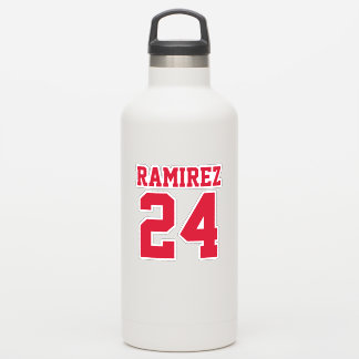 Je aangepaste Jersey nummer en afspeelnaam Sticker