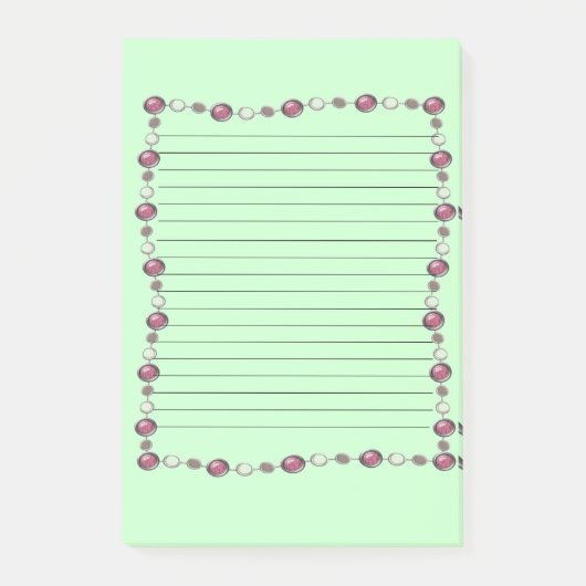 Je aangepaste Post-it® notes 4 x 6 (Voorkant)