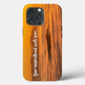 Je aangepaste tekstzonsopgang boven het mistroosti Case-Mate iPhone case (Achterkant)