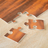 Je aangepaste tekstzonsopgang boven het mistroosti legpuzzel (Zijkant)