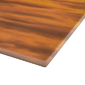 Je aangepaste tekstzonsopgang boven het mistroosti snijplank (Hoek)