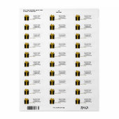 Je aangepaste verzendlabels etiket (Full Sheet)