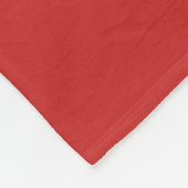 Je aangepaste witscript op rood fleece deken (Hoek)