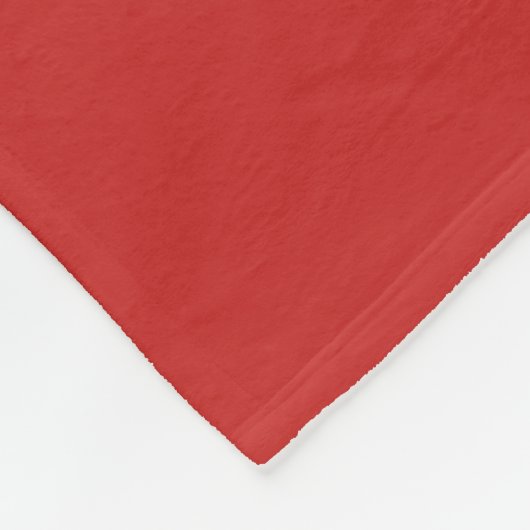 Je aangepaste witscript op rood fleece deken (Hoek)