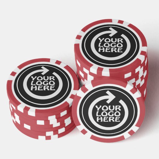 Je aangepaste zakelijke Logo Poker Chips (Opstapeling)
