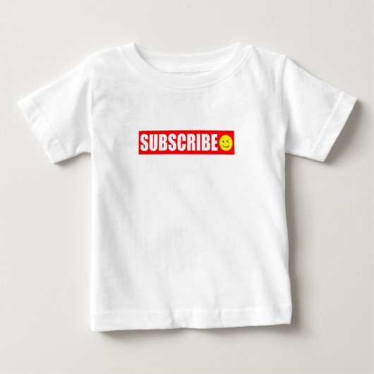 Je abonneren op Baby T-Shirt (Voorkant)