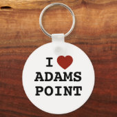 Je adore le porte-clés Adams Point (Recto)