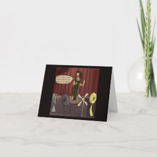 Je adore mes fans Carte de vœux de bande dessinée