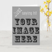 Je Afbeelding op Kaart (Gele Bloem)