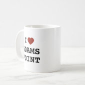 Je aime Adams Point Mug (Devant gauche)
